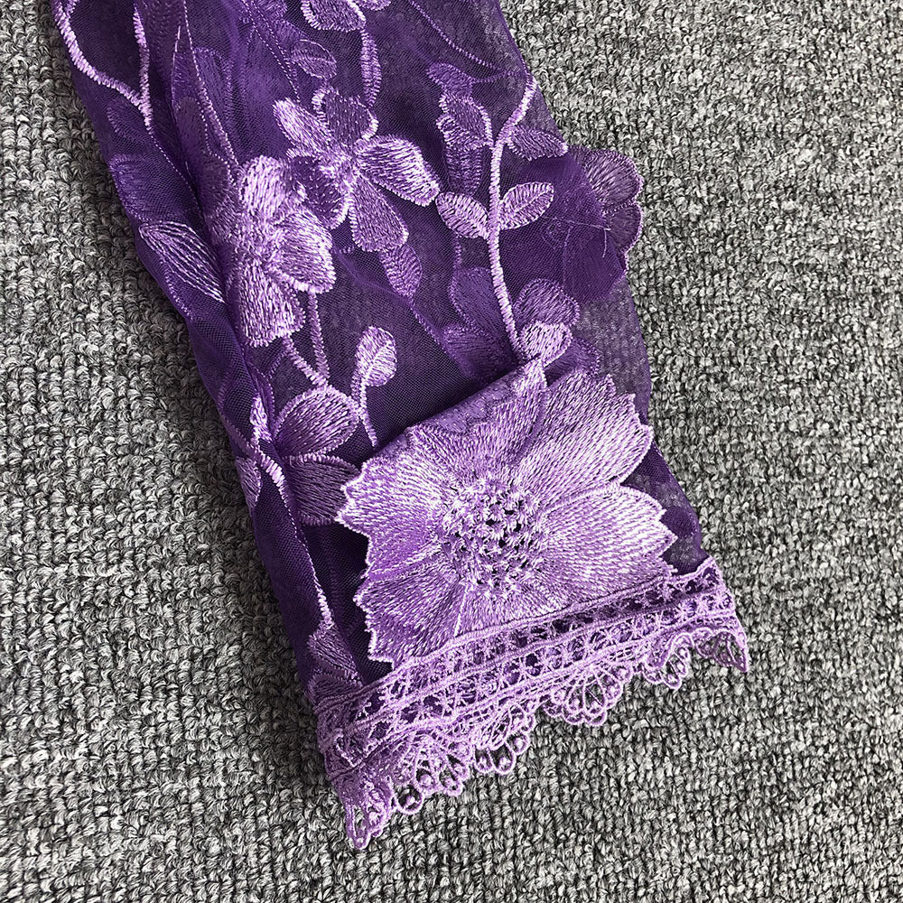 Isabella Long Sleeve Floral Embroidered Dress